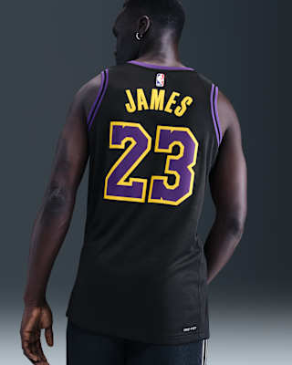 Lebron James Los Angeles Lakers City Edition Men's Nike Dri